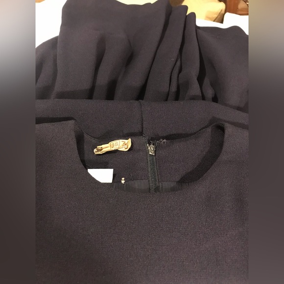 VINTAGE NAVY BLUE OVER THE KNEE DRESS - Picture 8 of 16